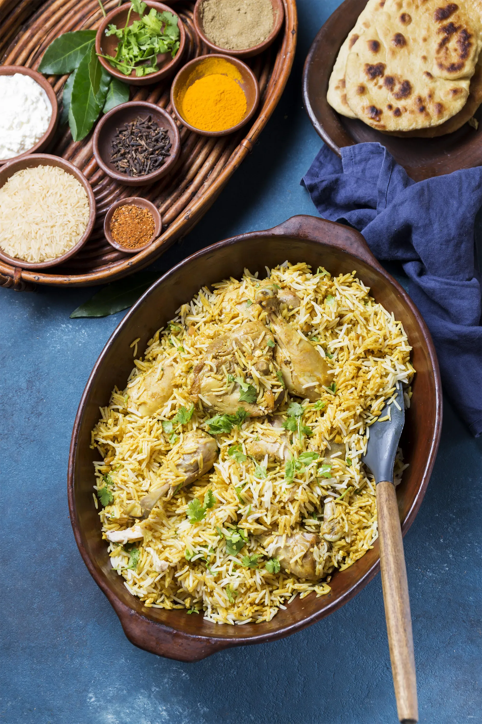 Exotisches Gemüse-Biryani mit Essig-Marinade