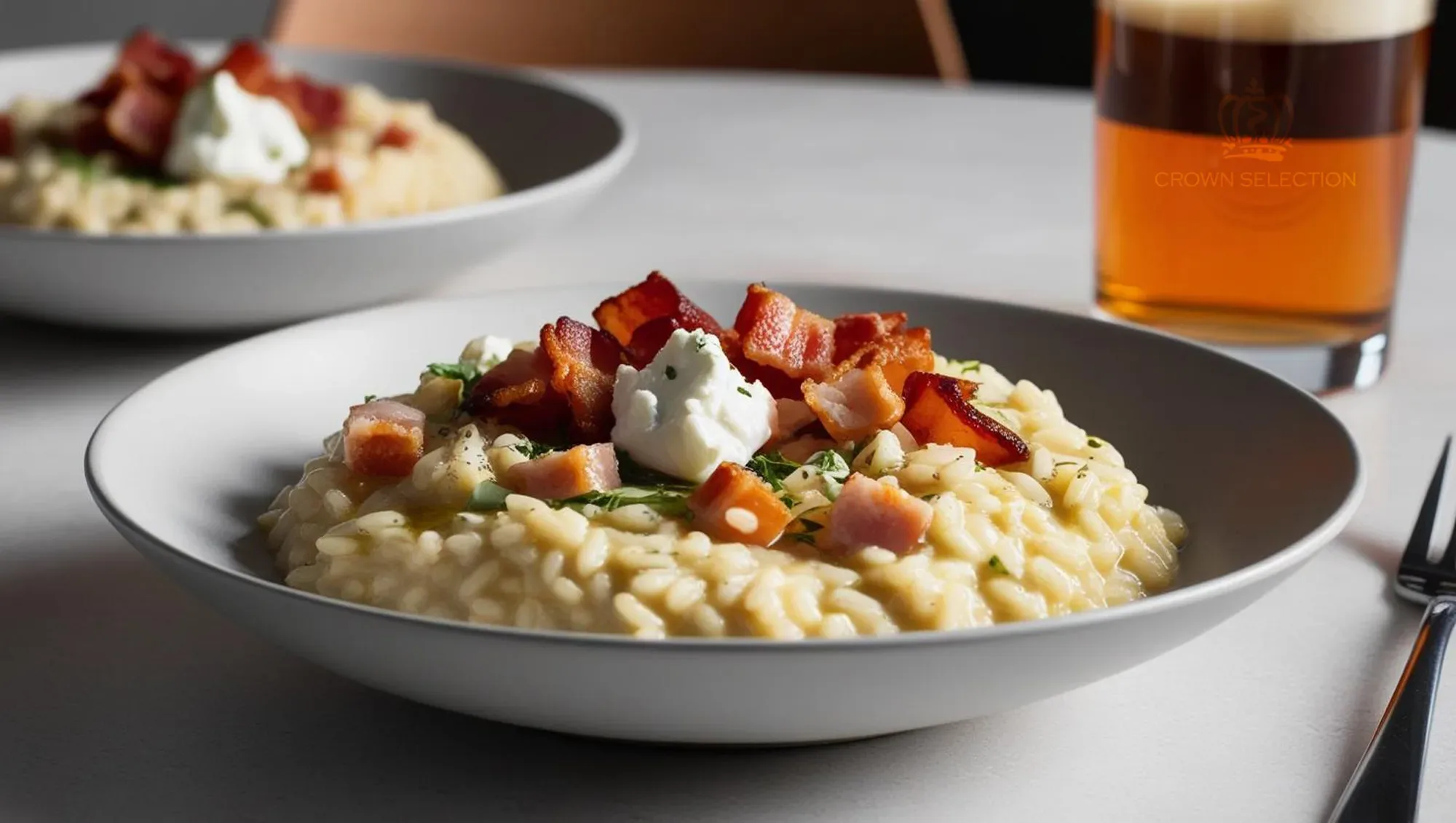 Reisbier-Risotto mit Speck und Ricotta – Ein raffiniertes Gericht für besondere Momente